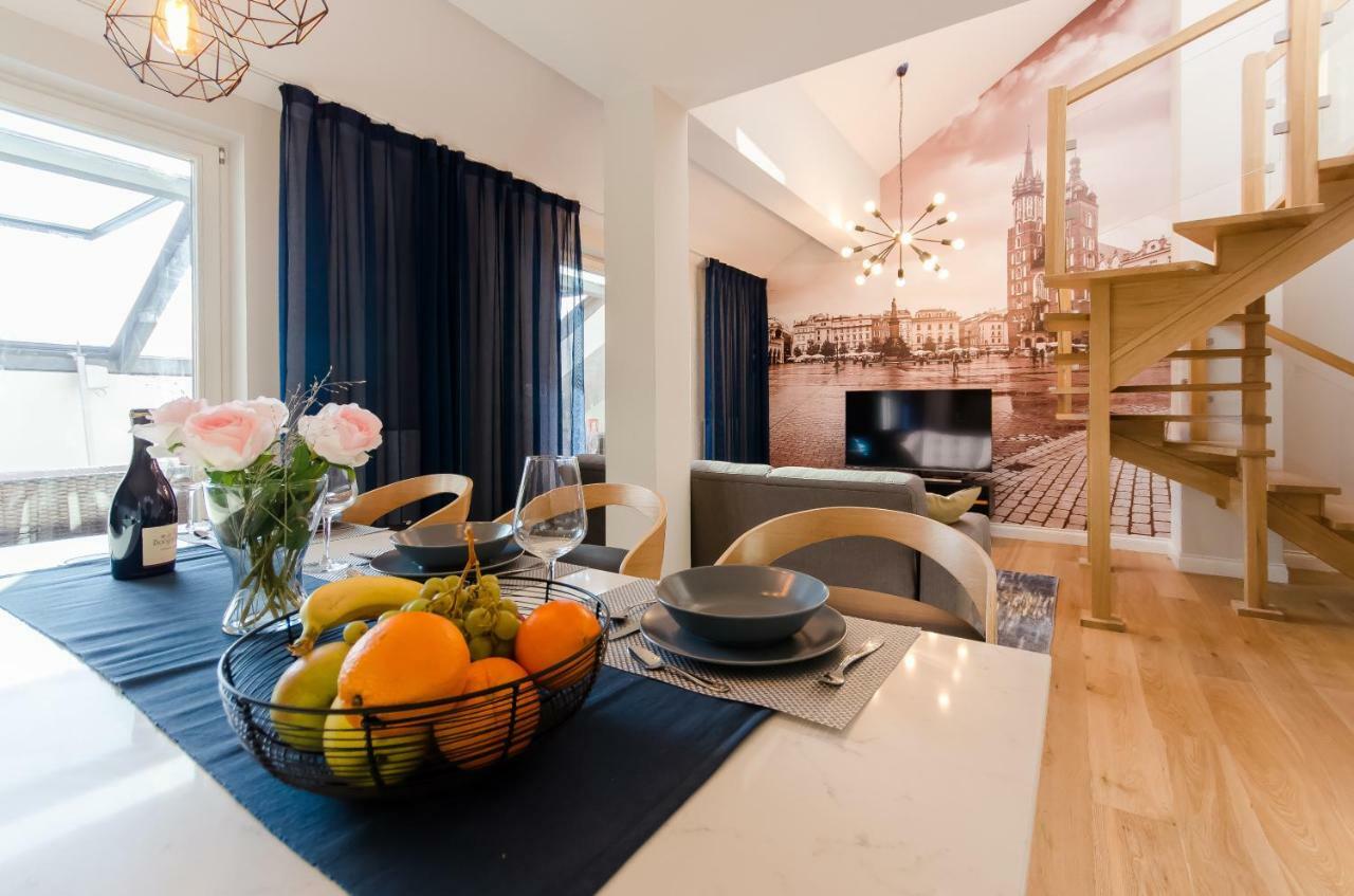 Kazimierz Penthouse With Private Terrace Leilighet Krasków Eksteriør bilde