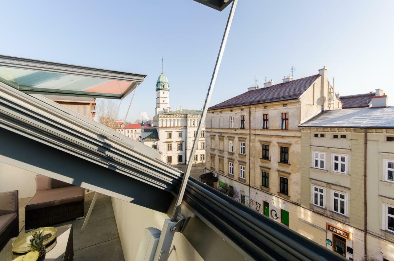 Kazimierz Penthouse With Private Terrace Leilighet Krasków Eksteriør bilde
