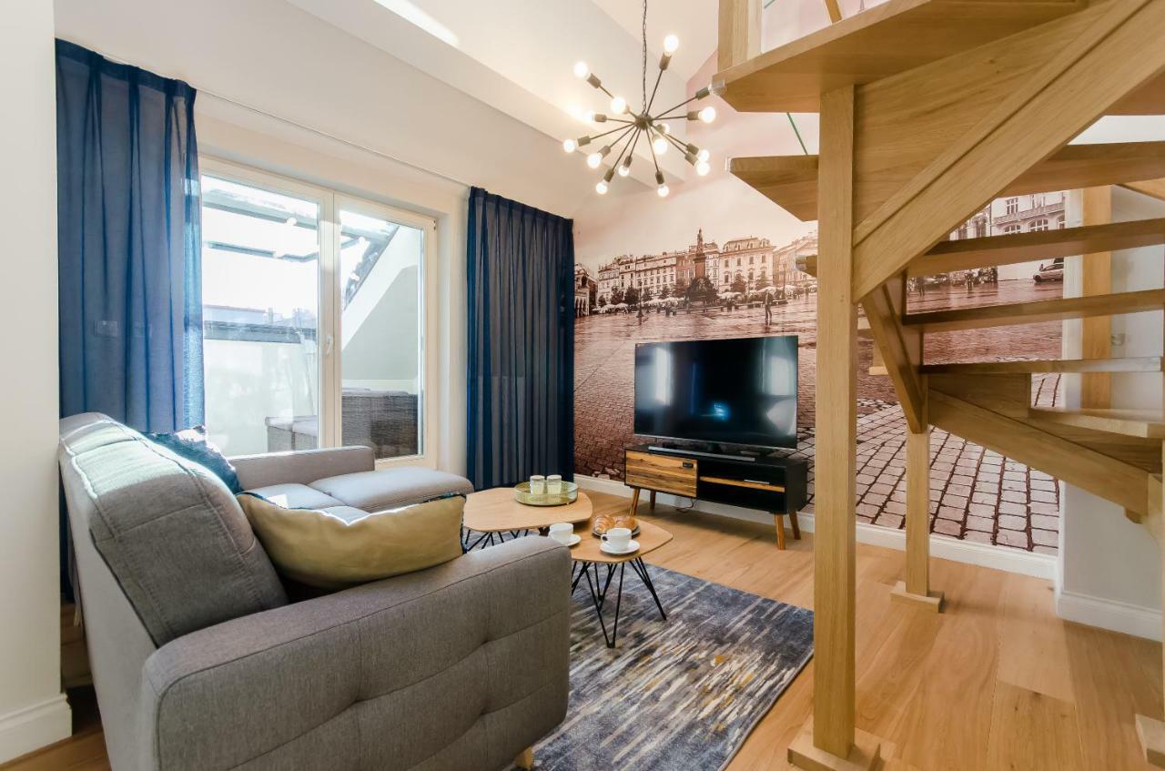 Kazimierz Penthouse With Private Terrace Leilighet Krasków Eksteriør bilde